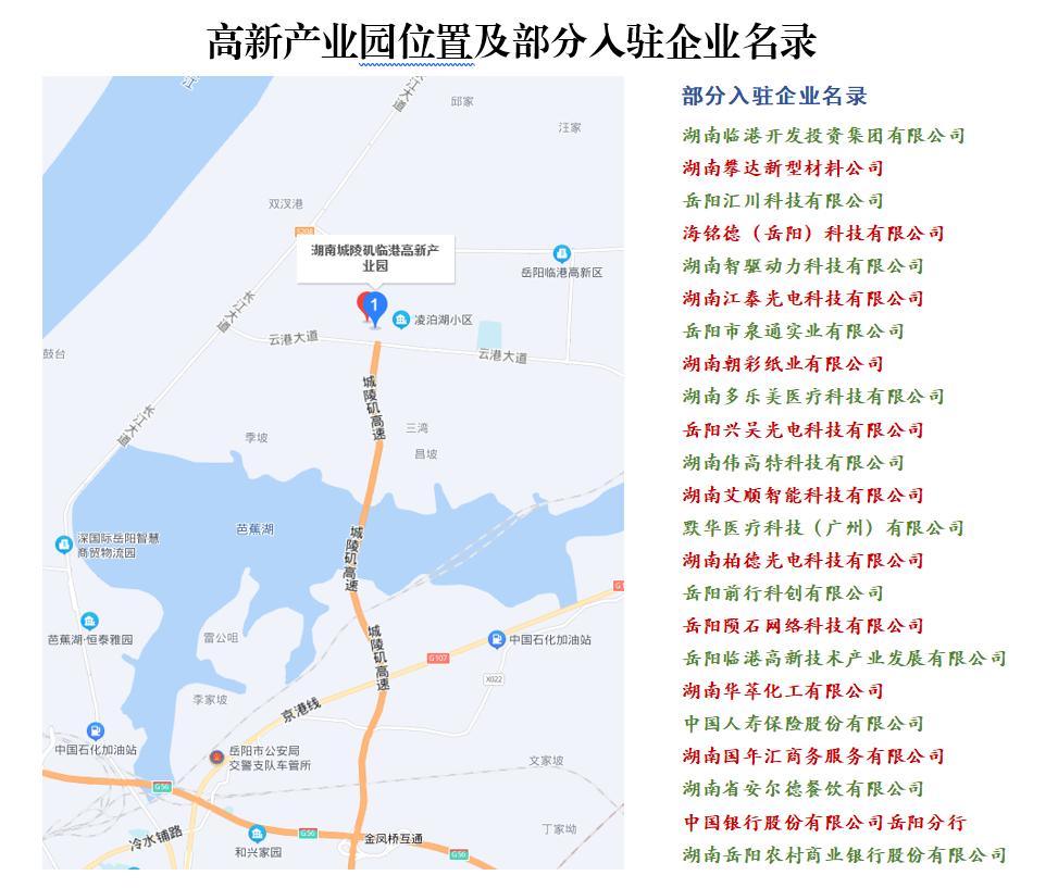 圖3：高新產業(yè)園位置及部分入住企業(yè)名錄.png
